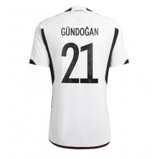 Tyskland Ilkay Gundogan #21 Hemmatröja VM 2022 Korta ärmar
